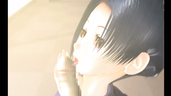 Hot 3d hentai babe with big tits gives a great blowjob