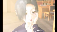 School girl loves to get drilled in the classroom