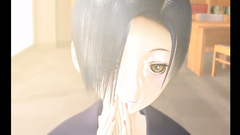 School girl loves to get drilled in the classroom