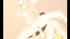 Hottie poked hard in the library - enjoy hot 3d hentai