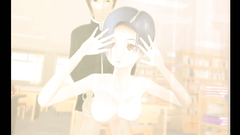 Sex with a busty 3d babe in hot hentai movie