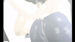 Amazing brunette is having her young pussy banged