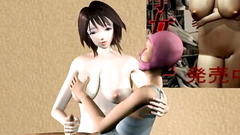 Sex with this amazing busty 3d brunette looks so hot!