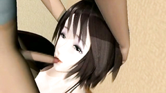 Sex with this amazing busty 3d brunette looks so hot!