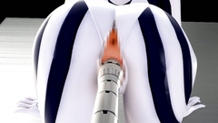 Horny robotics pokes holes of an amazing 3d beauty