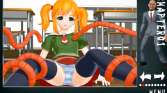 Strange creature with long tongue bangs hot hentai redhead