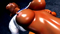 Black 3d porn with sexy superman fucking young hottie