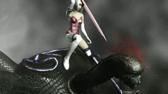 Kinky tentacles fuck young 3d beauty in her mouth