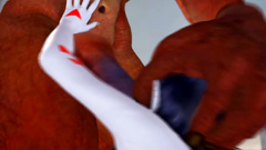 Gigantic creature fucks 3d hottie in the street