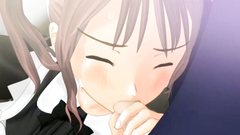 Asslicking and deep pussy fucking for a stunning 3d maid