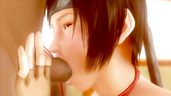 Hot Yuffie Kisaragi with perfect body makes deepthroat and gets hard fuck | Final Fantasy