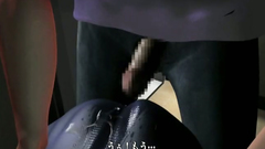 Sexually liberated 3D Girl with big tits in sexy lingerie | 3D Porn