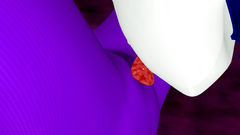 BDSM porn with amazing hottie poked into her holes by a weird creature