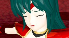 BDSM porn with amazing hottie poked into her holes by a weird creature