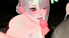 Kissing of lips and cock of her male - watch 3d porn with a fabulous girl