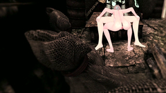 Kissing of lips and cock of her male - watch 3d porn with a fabulous girl