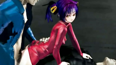 ZZ cartoon girl is fucked into her sexy mouth and other holes by kinky tentacles