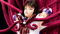 Sweet babe tied and banged by horny creature with long tentacles