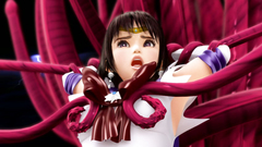 Sweet babe tied and banged by horny creature with long tentacles