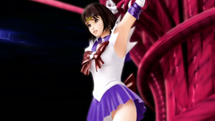 Sweet babe tied and banged by horny creature with long tentacles