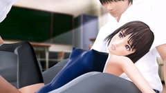 Clit massage and deep pumping of a young school girl