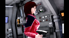 Sex in the spaceship with a yummy brunette - tentacles really enjoy fucking her