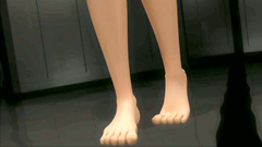 Double penetration of the holes of a fabulous and busty 3d beauty