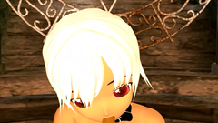 Busty 3D Blonde with tattoo gets cock between her amazing tits