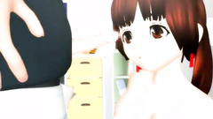 Amazing school girl is shocked by a dick in her young mouth