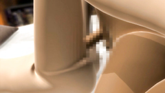 Skinny blonde slut with huge perfect tits ride a dick