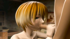 Skinny blonde slut with huge perfect tits ride a dick