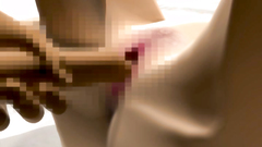 Skinny blonde slut with huge perfect tits ride a dick