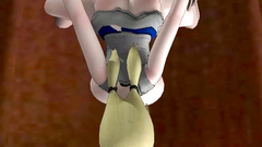 Horny ninja fucks huge Tsunade tits and wet young cunt of Hinata