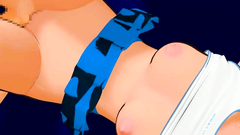 Horny babe in mini-skirt masturbates her shaved clit