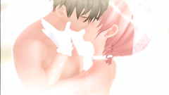 Sexy redhead teen girl gets light massage of big tits and wet pussy