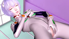 Gorgeous 3d girl get fuck with man and then her pussy penetrating tentacles