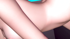 Sexy 3D babe in Latex uniform gets hardcore doggy style fuck