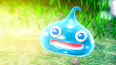 Cute hentai brunette in a magical armor swallows trunk of a strange creature