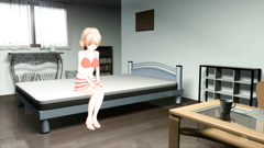 Young hentai teen with a lovely slender body with pleasure licks her boyfriend's dick