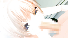 Young hentai teen with a lovely slender body with pleasure licks her boyfriend's dick