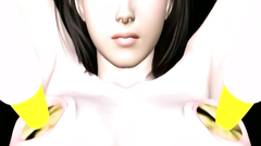 Hardcore 3D animated fuck with sexy brunette slut