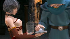 Skinny redhead girl undergoes violent BDSM sex games in the basement of the castle