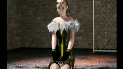 Teen 3D cutie in sexy stockings plays in hard BDSM games
