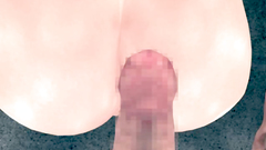 Skinny 3d diva with tiny holes gets screwed by a huge dick