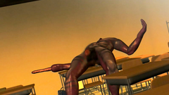 Sexy Asian school girl banged by a horny male creature in the classroom