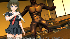 Sexy Asian school girl banged by a horny male creature in the classroom