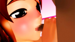 3d porn with extremely busty babe poked into her anus