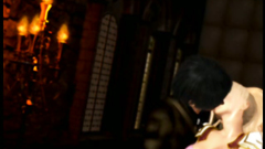 Blonde hottie with huge boobs gets screwed by a hung demon