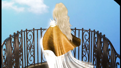 Deep penetration of a young blonde 3d babe with an amazing body