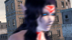 Horny demon takes a sexy 3d beauty into her hands and fucks her holes hard